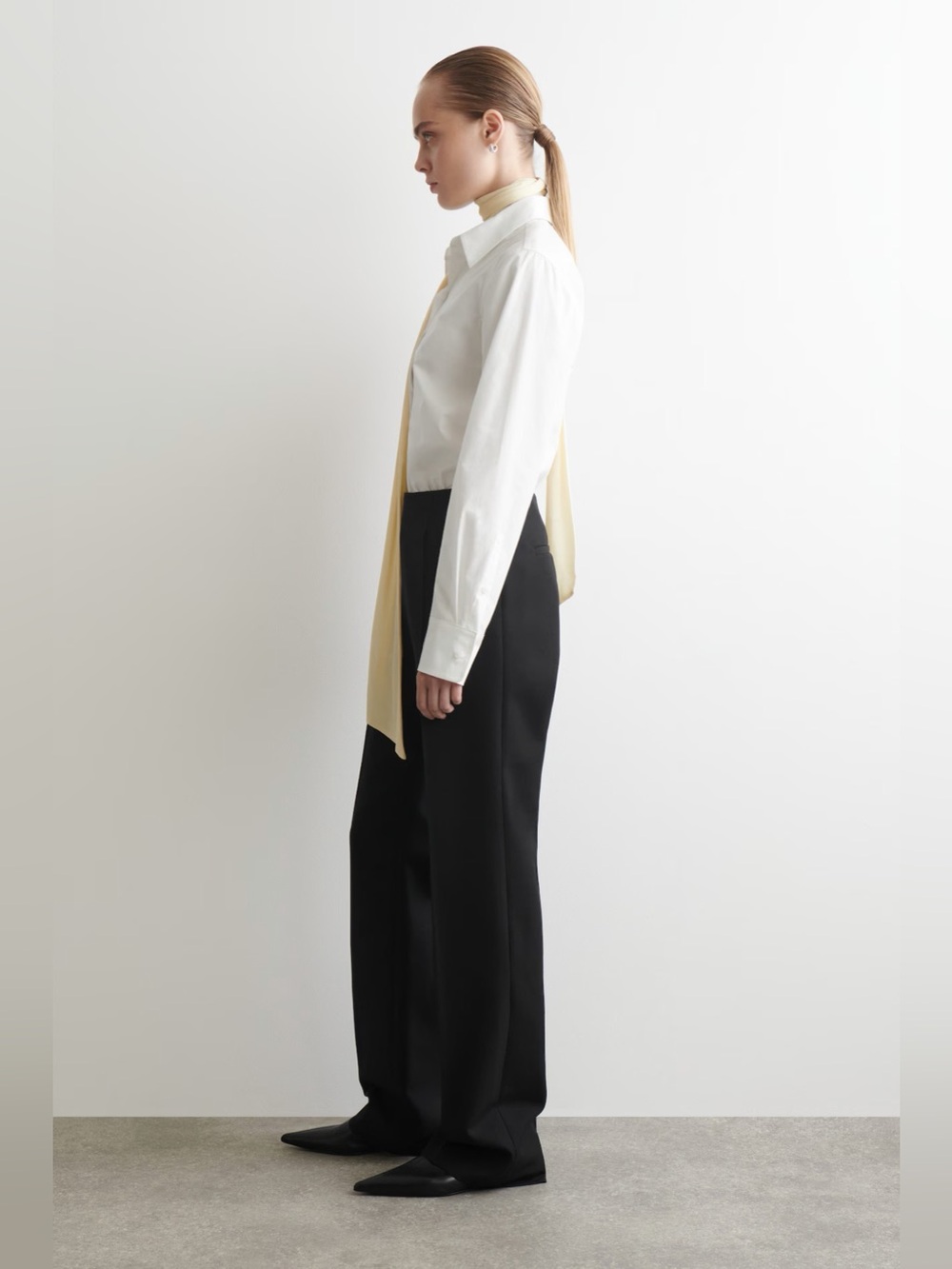 COS White Tailored Cotton Shirt - Picture 5 of 11
